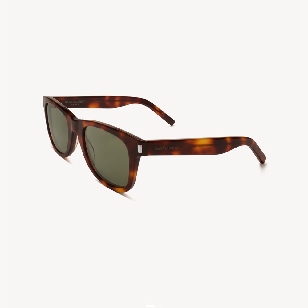 Saint Laurent Tortoise Shell UVA Sunglasses - Picture 8 of 10